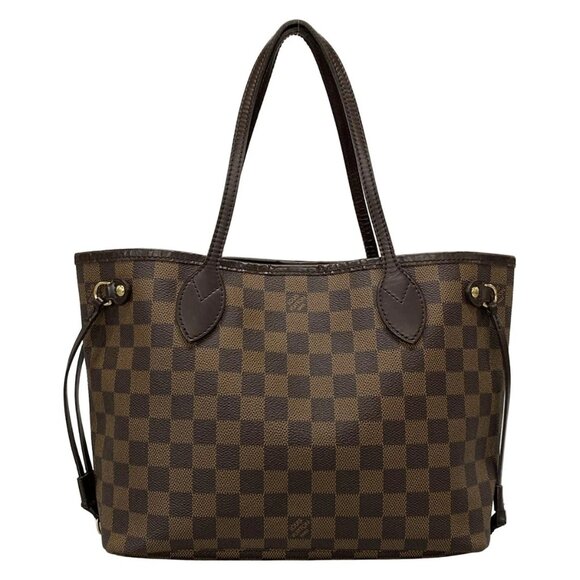 LOUIS VUITTON Neverfull PM Ebene Damier Tote Bag 960-071925 - Picture 1 of 14